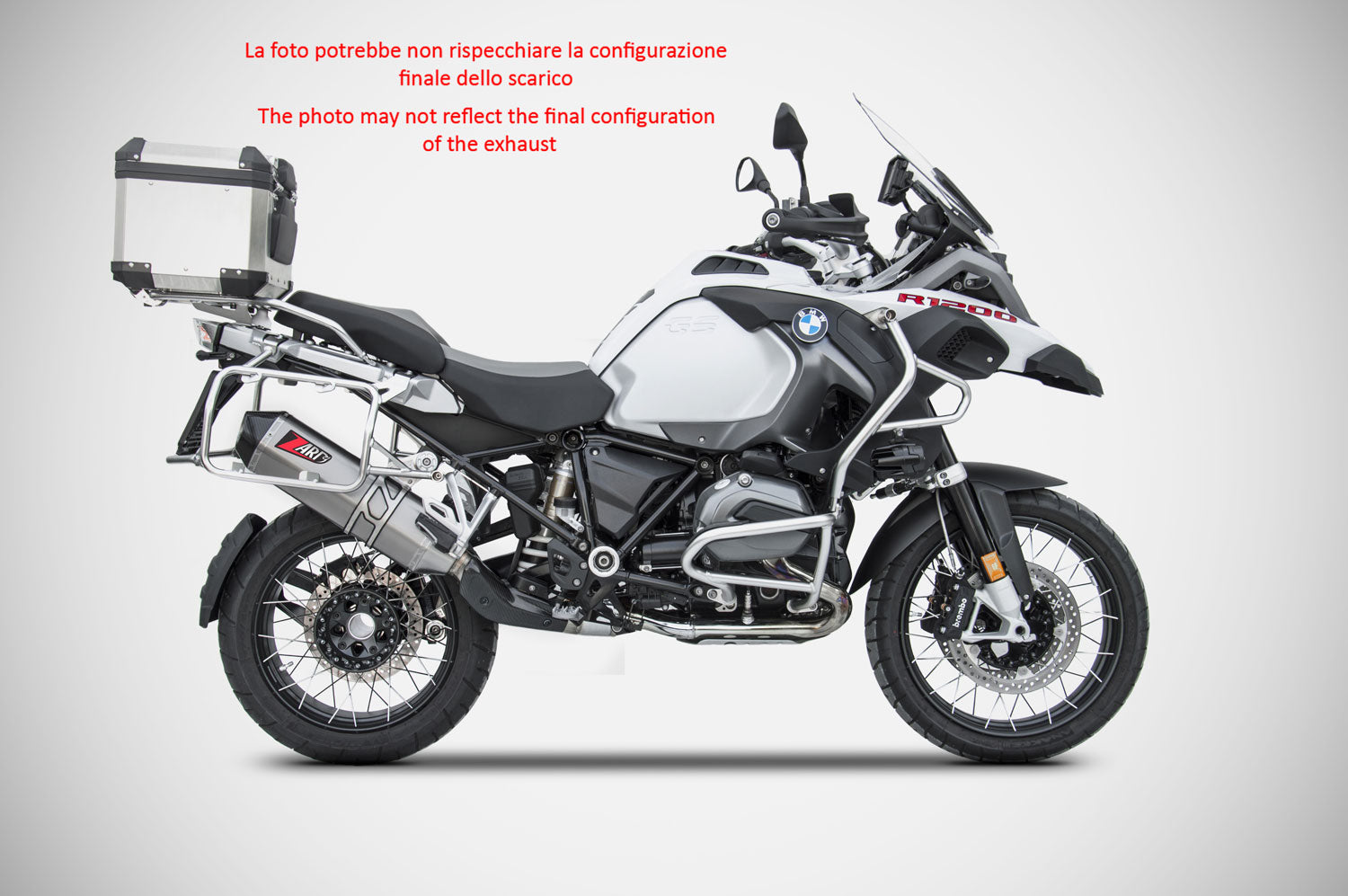 TERMINALE SCARICO ZARD PENTA-R ACCIAIO INOX RACING BMW R 1200 GS 2013-18