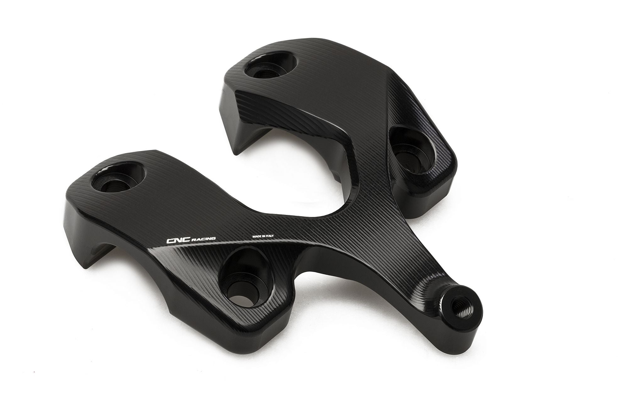 Steering damper kit bracket and Riser top CNC RACING DUCATI MONSTER 1200/S