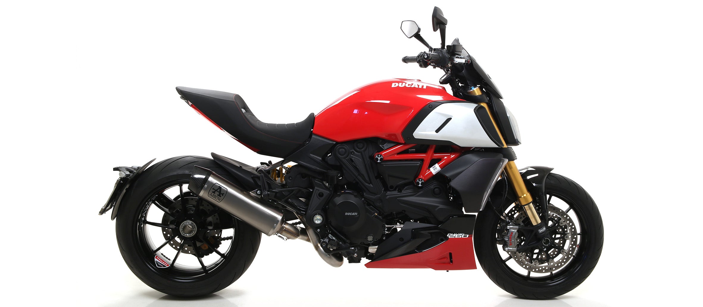 SCARICO OMOLOGATO INDY-RACE TITANIO-CARBONIO ARROW DUCATI DIAVEL 1260 S 19-20