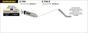 SCARICO MARMITTA RACE-TECH ALLUMINIO-CARBONIO ARROW KAWASAKI Z 750 2004-2006