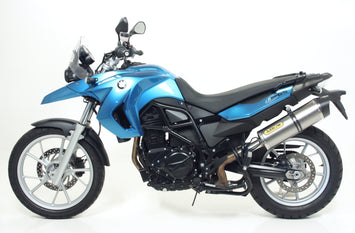 TERMINALE ARROW MAXI RACE-TECH OMOLOGATO TITANIO-CARBONIO BMW F 650 GS 08-12