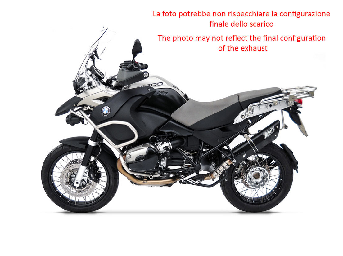 TERMINALE SCARICO ZARD PENTA ALLUMINIO NERO RACING BMW R 1200 GS 2004 - 09