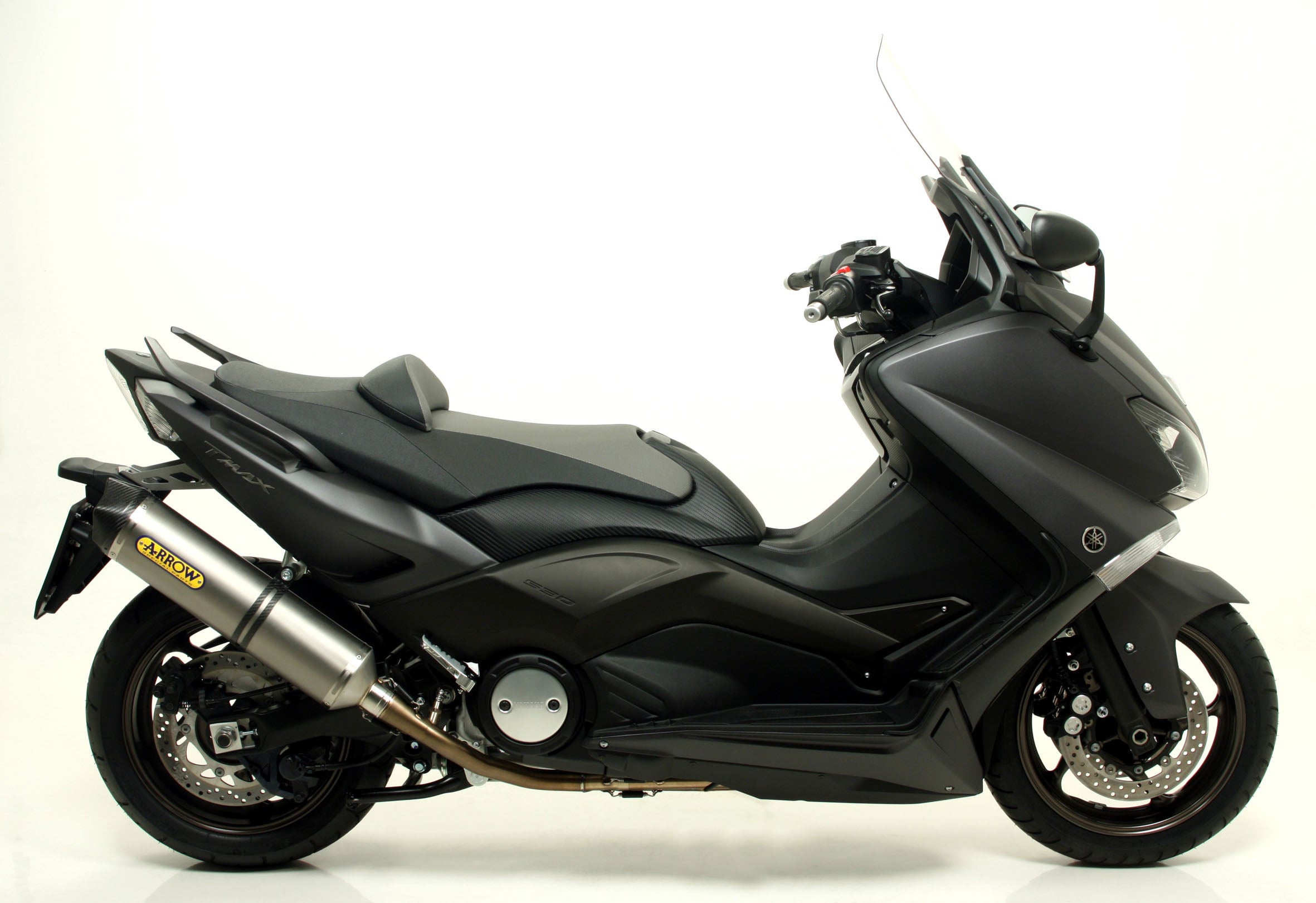 COMPLETE EXHAUST APPR. E5+E9 RACE-TECH IN TIT-CARB ARROW YAMAHA T-MAX 530 12-16