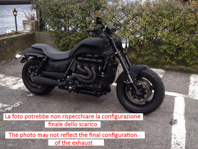 EXHAUST 3 - 1 ZARD SPORT STAINLESS STEEL RACING TRIUMPH ROCKET III 2006-16