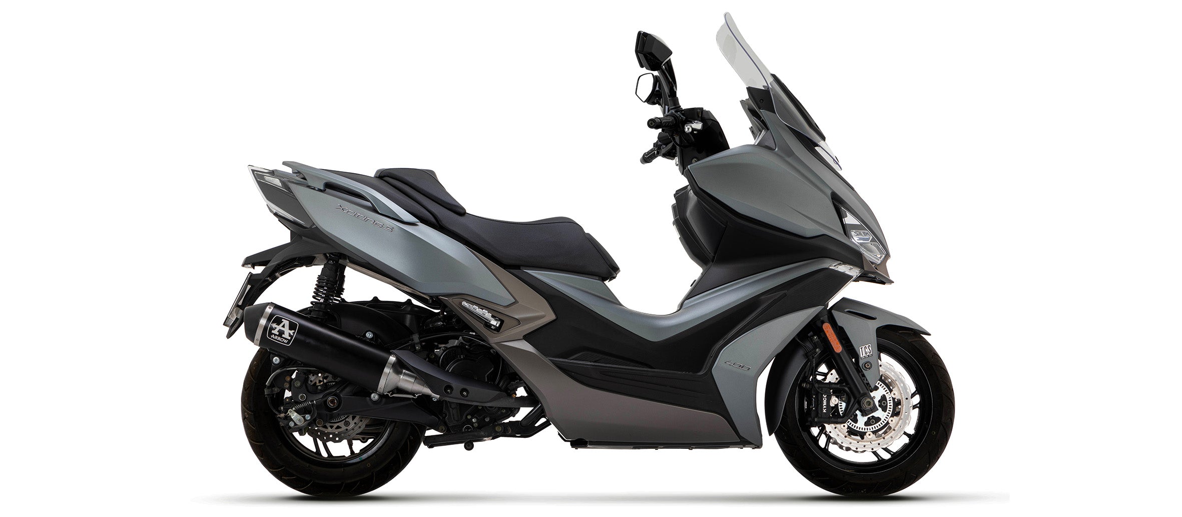 SCARICO MARMITTA OMOLOGATO NERO-CARBONIO ARROW KYMCO XCITING 400I 21-22