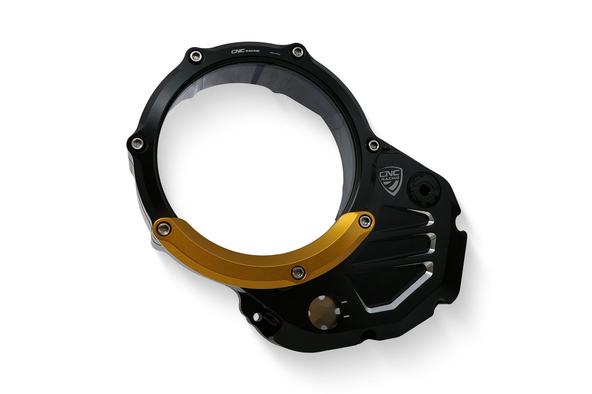 CLEAR COVER OIL BATH CLUTCH PROTECTOR CNC RACING DUCATI SUPERBIKE 848 EVO CORSE