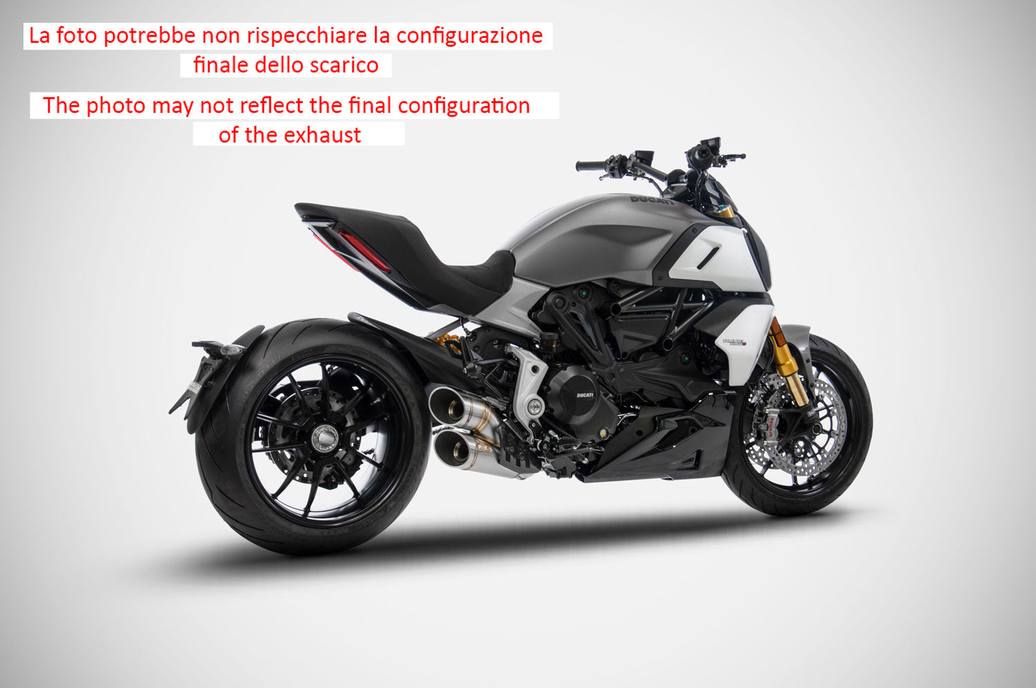 EXHAUST ZARD STAINLESS STEEL RACING DUCATI DIAVEL 1260 2021-23