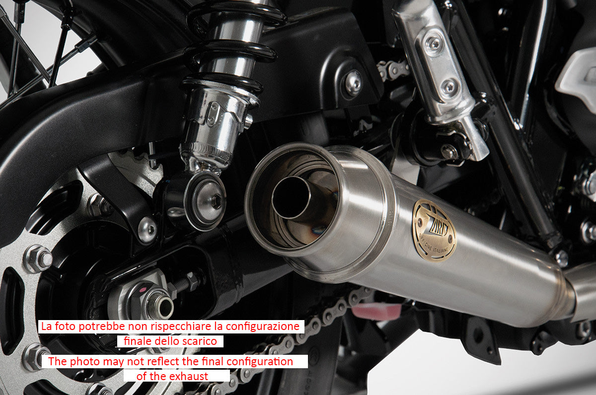 DOPPIO TERMINALE ZARD INOX OMOLOGATO E5 TRIUMPH BONNEVILLE T120 2021-23