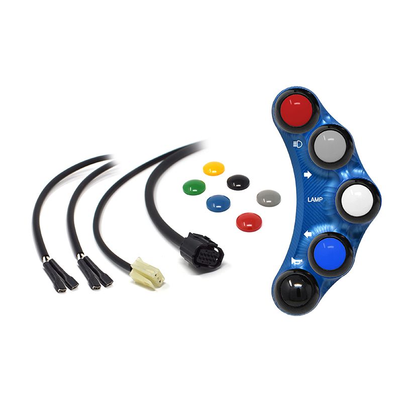 STREET VERSION LEFT HANDLEBAR SWITCH BLUE JETPRIME YAMAHA YZF R6 2017 - 21