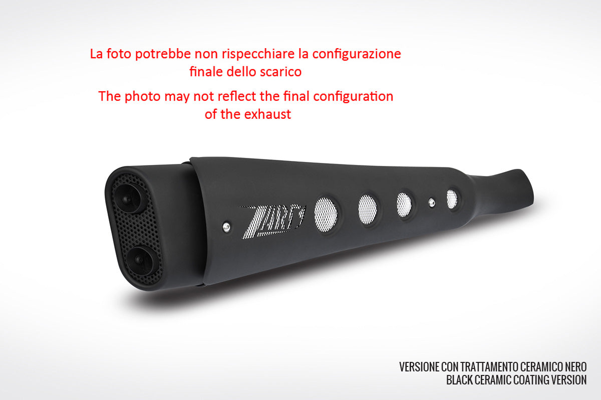 SCARICO COMPLETO ZARD INOX SHORT ALTO RACING TRIUMPH SCRAMBLER 900 2001-16
