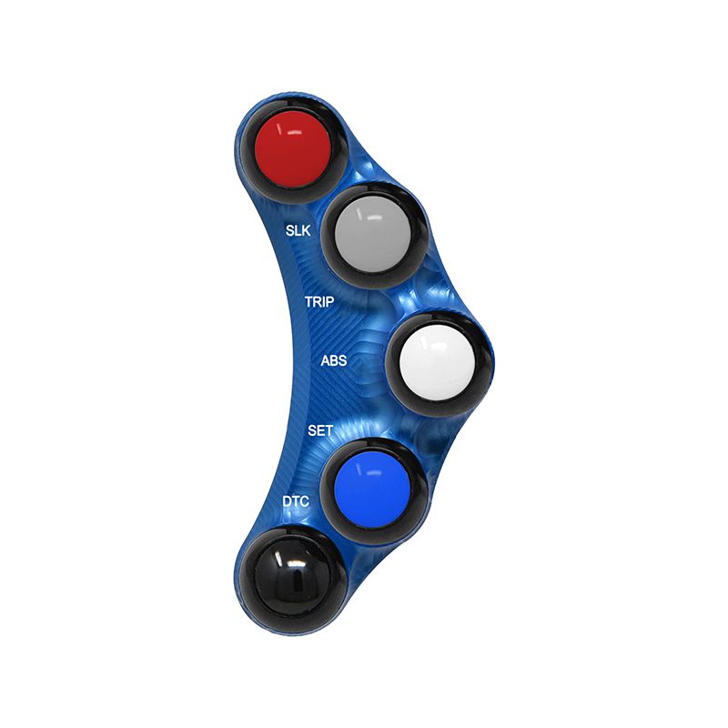 RACING LEFT HANDLEBAR SWITCH BLUE JETPRIME BMW S 1000 RR 2009 - 14
