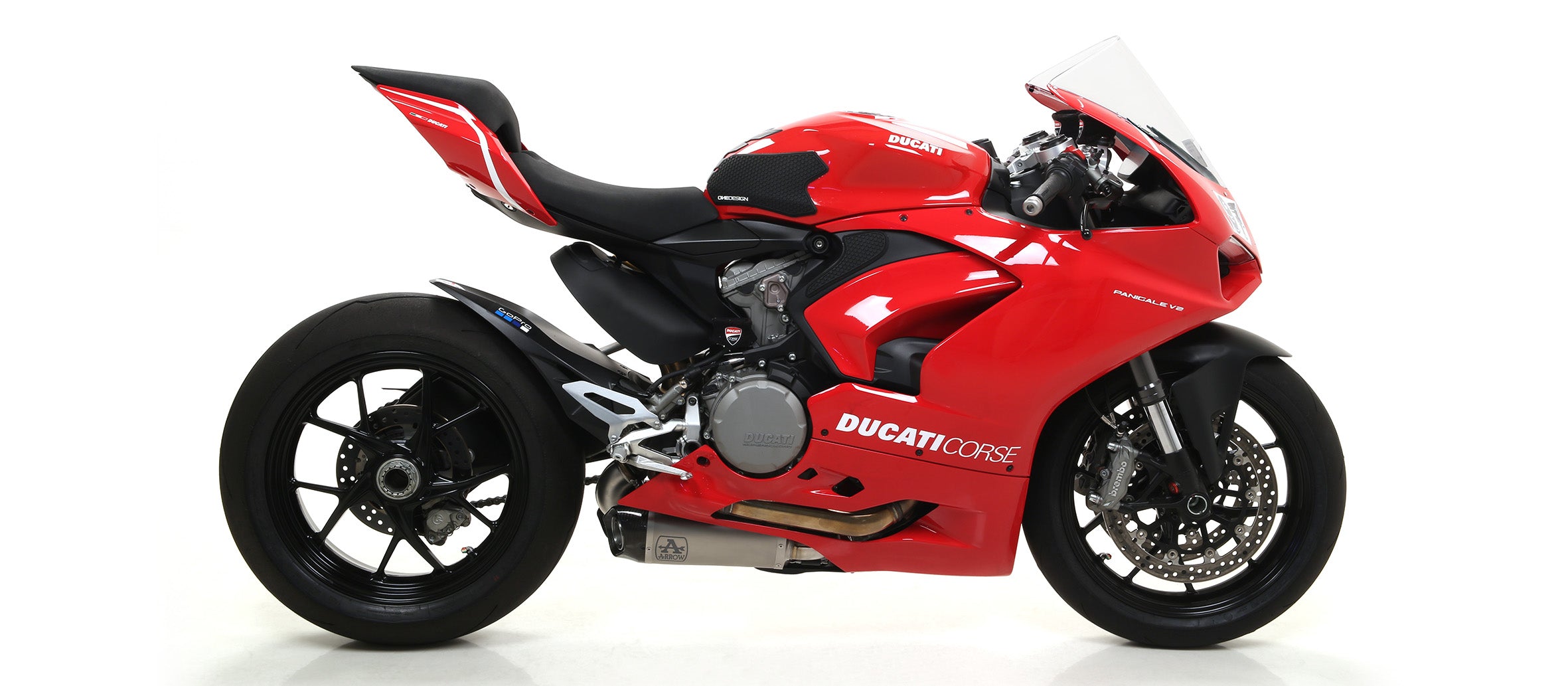 SILENCER WORKS TITANIUM (DX+SX)-CARB ARROW DUCATI PANIGALE V2 2020-