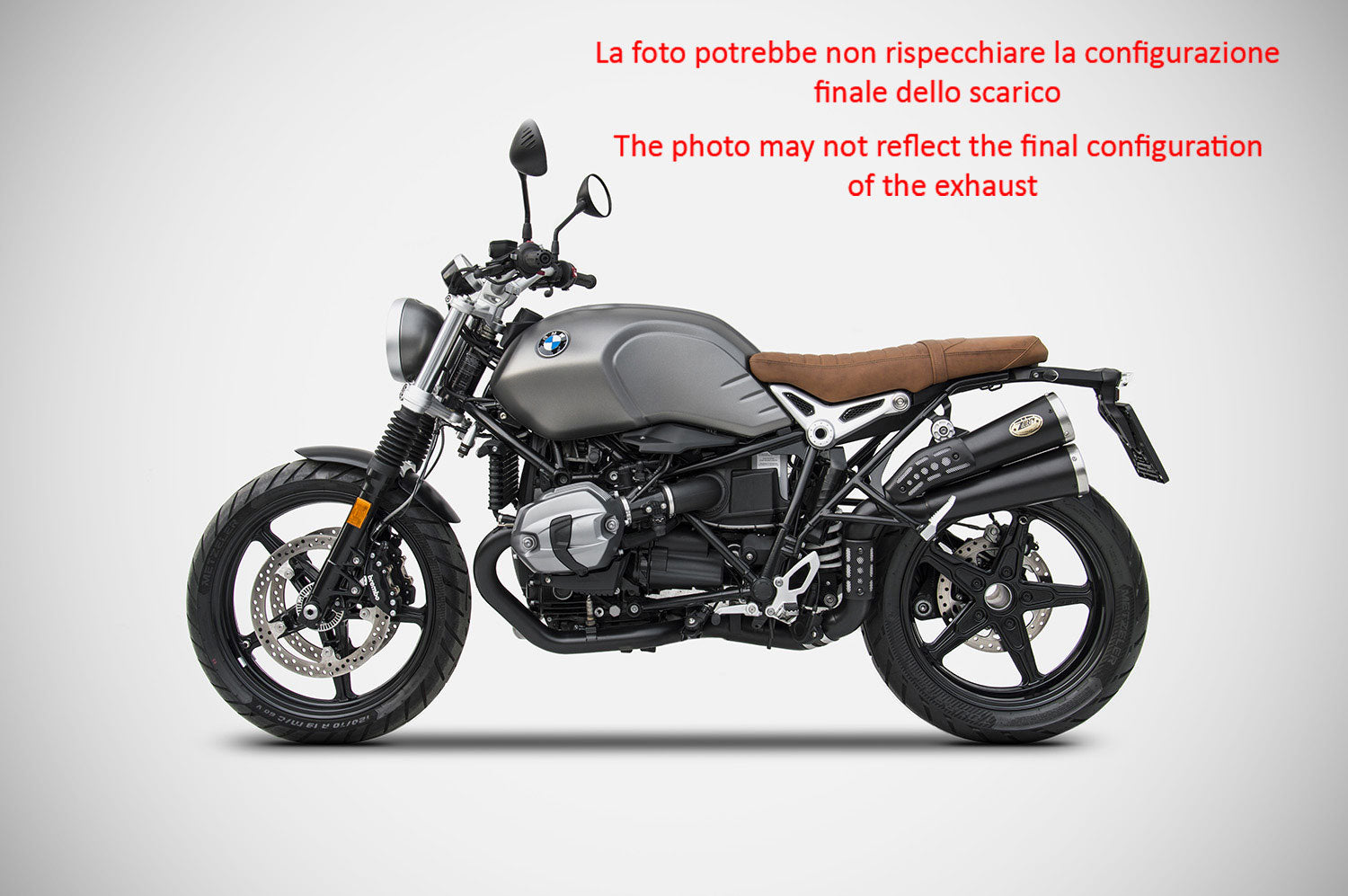 DOPPIO SCARICO ZARD THUNDERBOLT INOX OMOLOGATO E4 BMW R NineT SCRAMBLER 2017-20