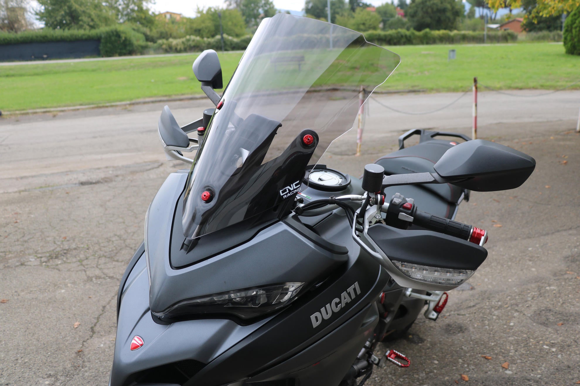CUPOLINO TOURING FUME CNC RACING DUCATI MULTISTRADA 1200 S PIKES PEAK 2016 - 17