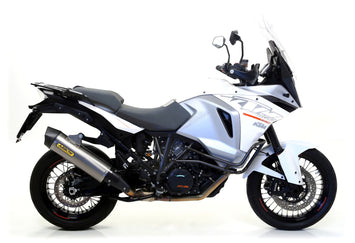 TERMINALE ARROW MAXI RACE-TECH TITANIO-CARBONIO KTM 1290 SUPER ADVENTURE 2015-20