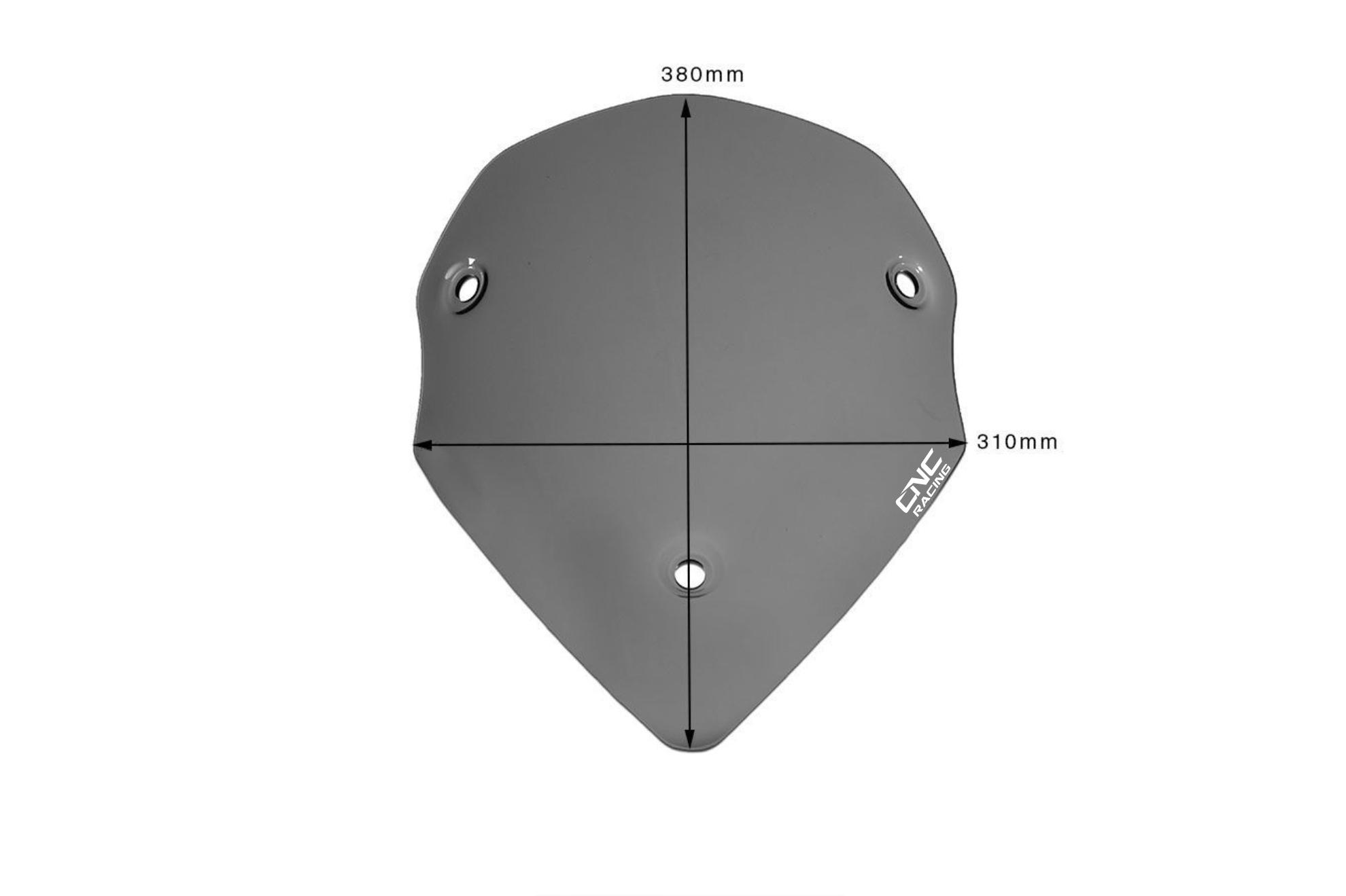 WINDSCREEN SPORT SMOKE CNC RACING DUCATI MULTISTRADA 1200 ENDURO 2016 - 18