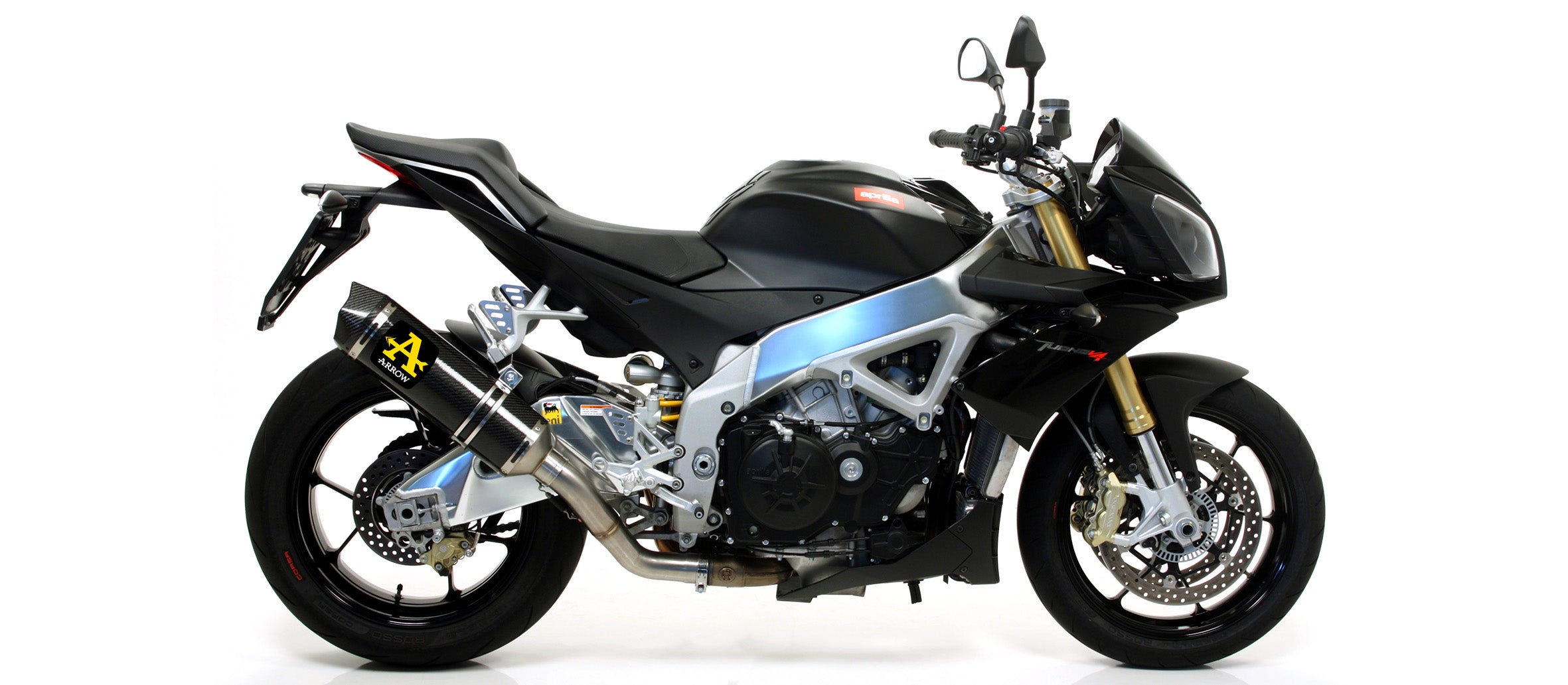 SILENCER RACE-TECH APPR. E5+E9 TITANIUM-CARB ARROW APRILIA TUONO V4R APRC 11-15