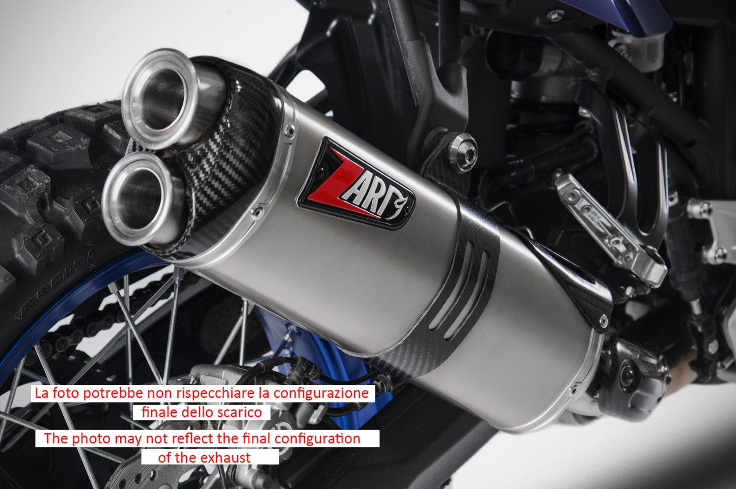 SILENCER EXHAUST ZARD STEEL APPROVED YAMAHA TENERE' 700 2019-20