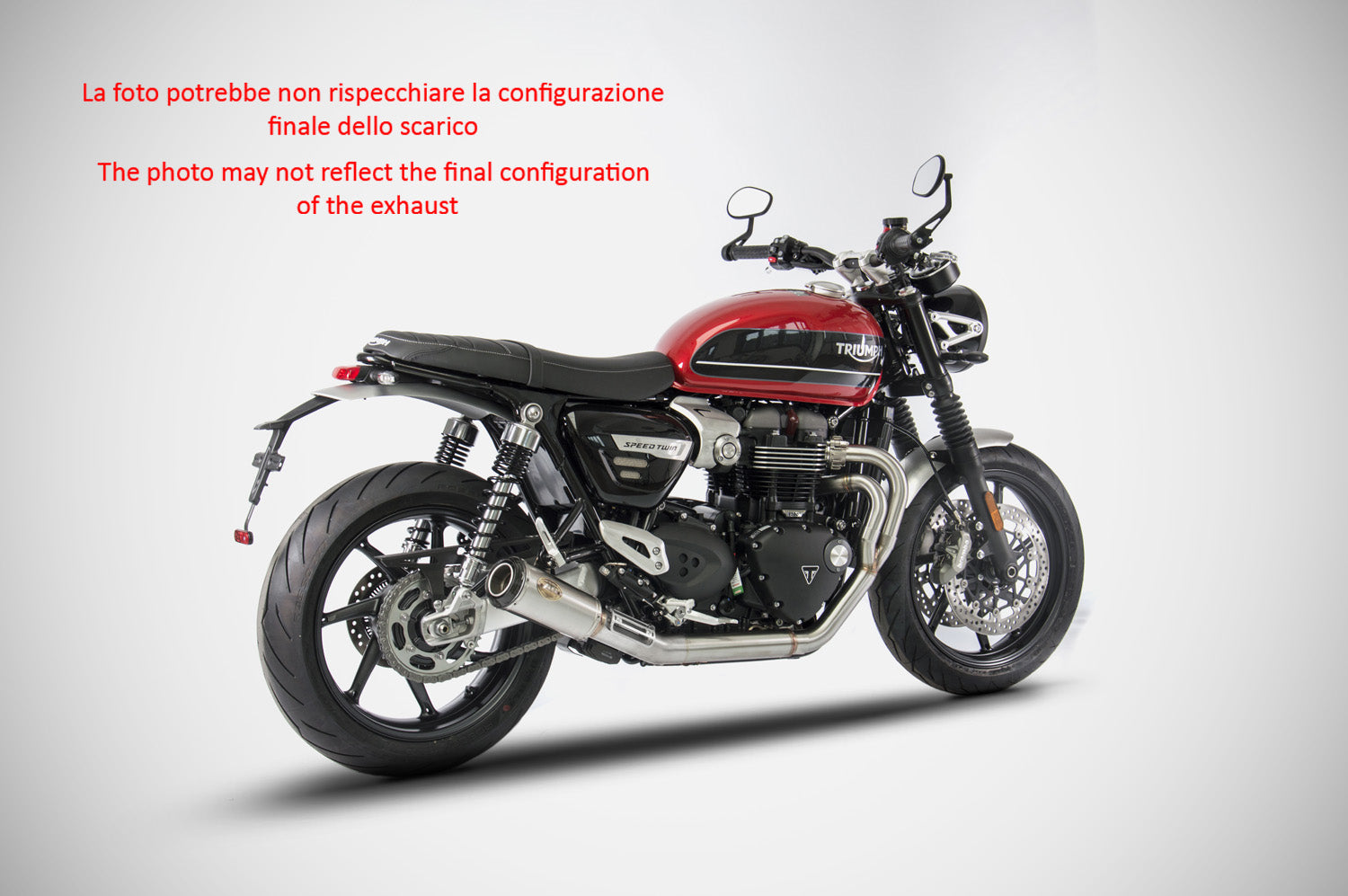 EXHAUST ZARD STEEL SP RACING TRIUMPH SPEED TWIN 1200 2019-23