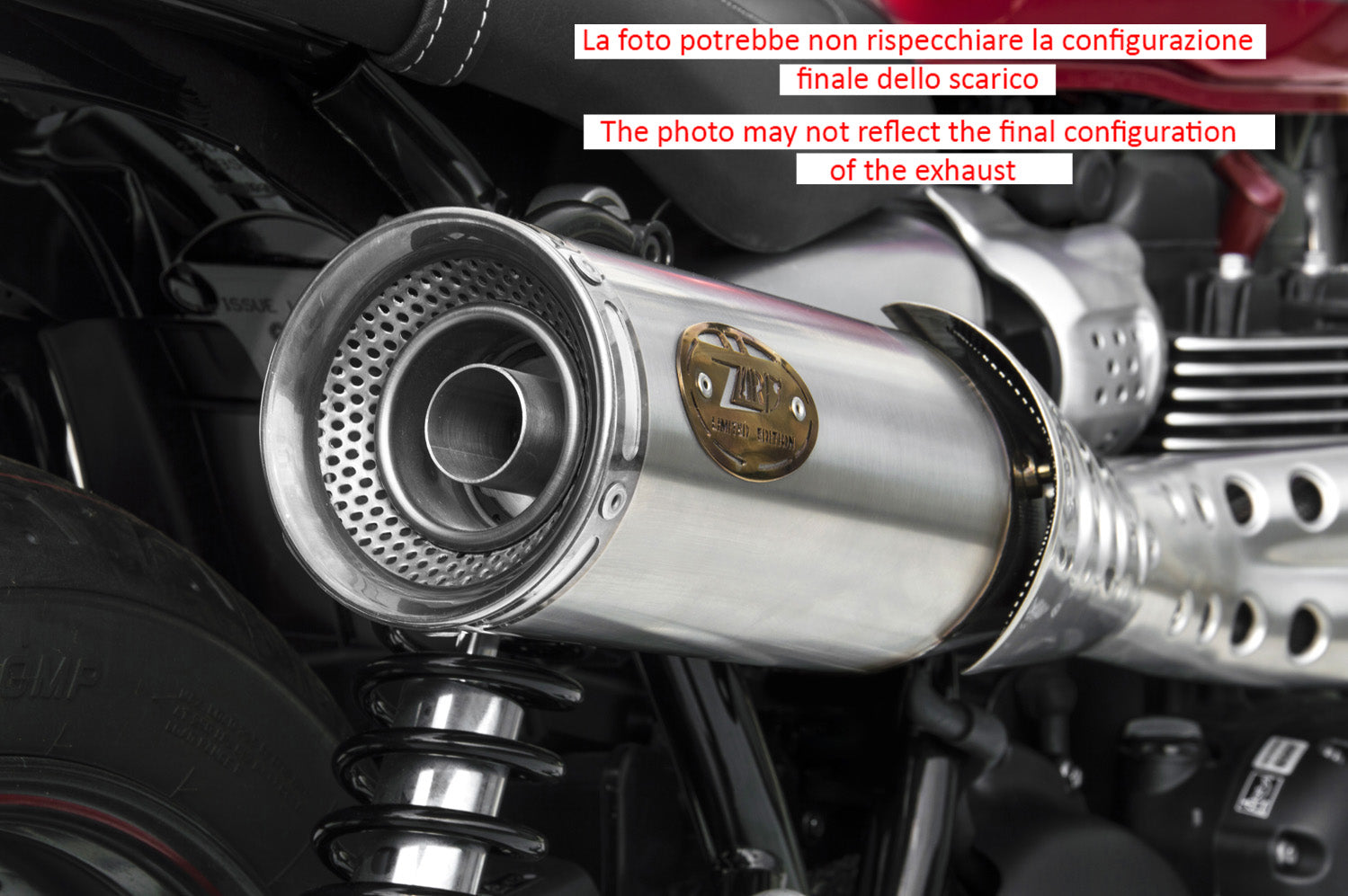 EXHAUST ZARD ZUMA STEEL RACING TRIUMPH STREET TWIN 900 2016-23