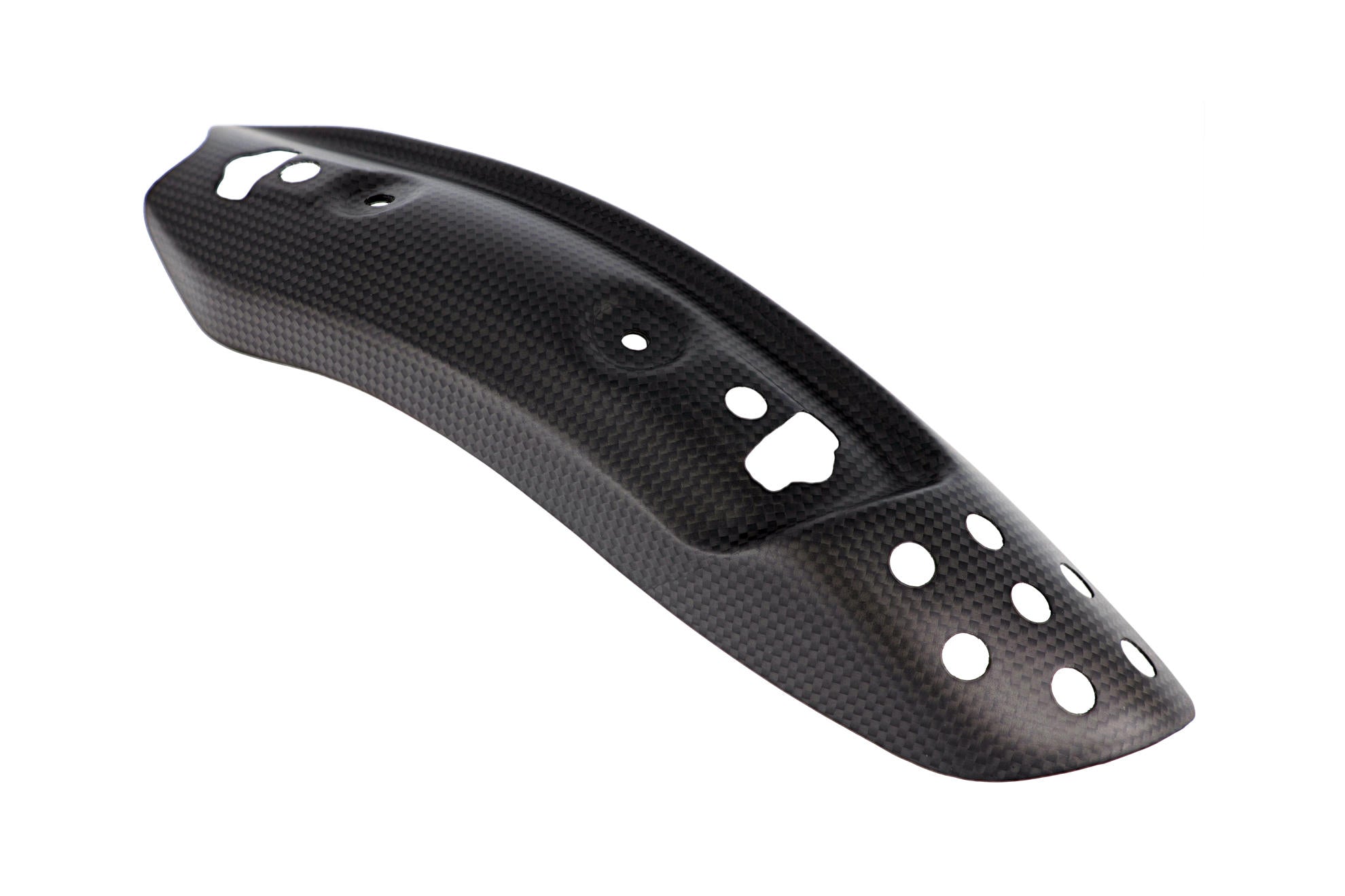EXHAUST PIPE HEAT GUARD MATT CARBON CNC RACING DUCATI SCRAMBLER 800 CAFE RACER