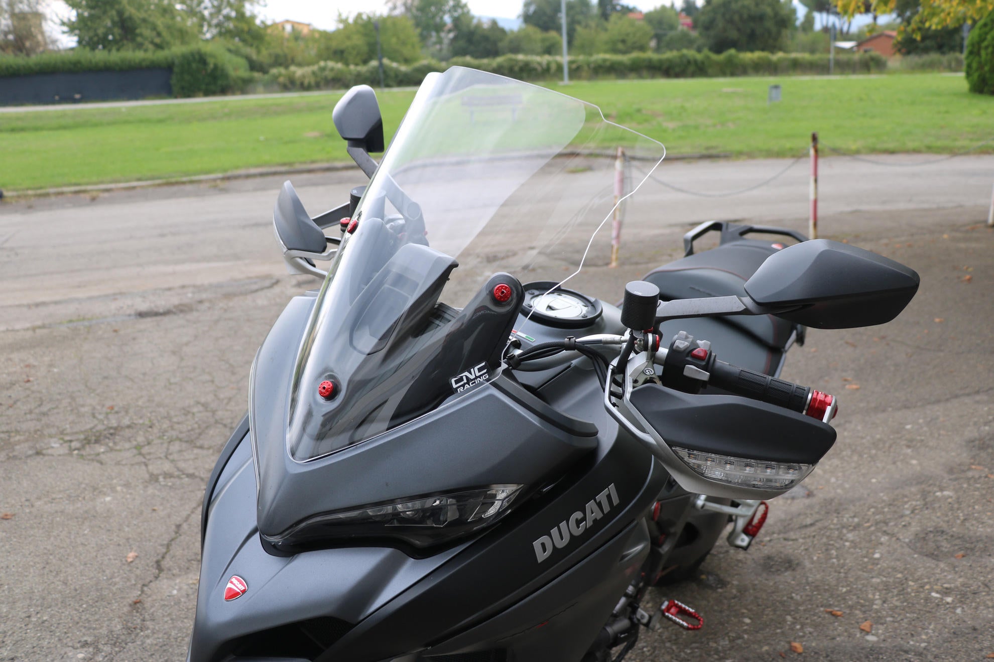CUPOLINO TOURING TRASPARENTE CNC RACING DUCATI MULTISTRADA 1260 ENDURO 2019 - 20