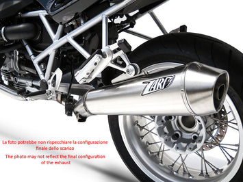 ZARD SLIP-ON CONICAL STAINLESS STEEL-CARBON RACING BMW R 1200 R 2011-13