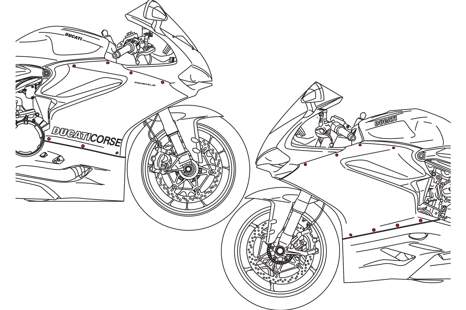 KIT VITI CARENA CNC RACING DUCATI 1199 PANIGALE / S / R