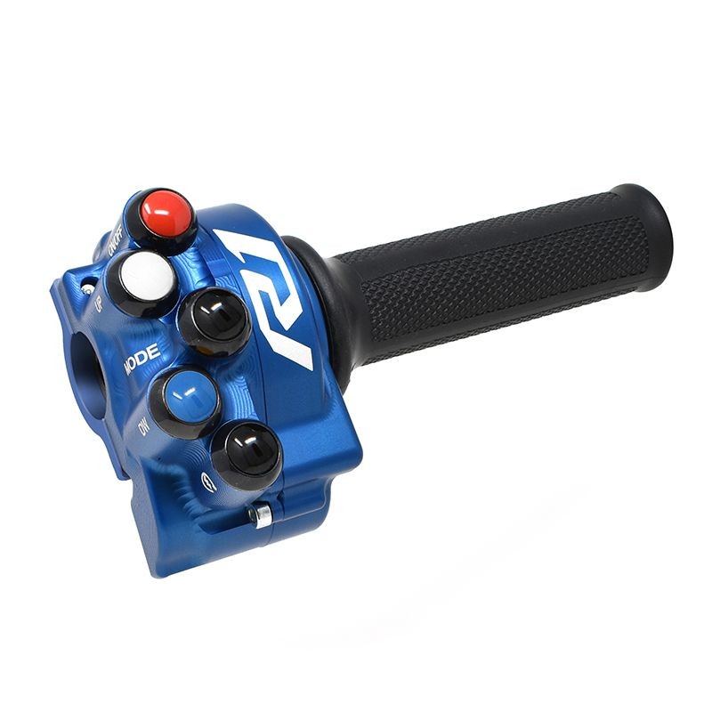 RIGHT SWITCH + GAS INTEGRATED CONTROLS BLUE JETPRIME YAMAHA YZF R1 2020>
