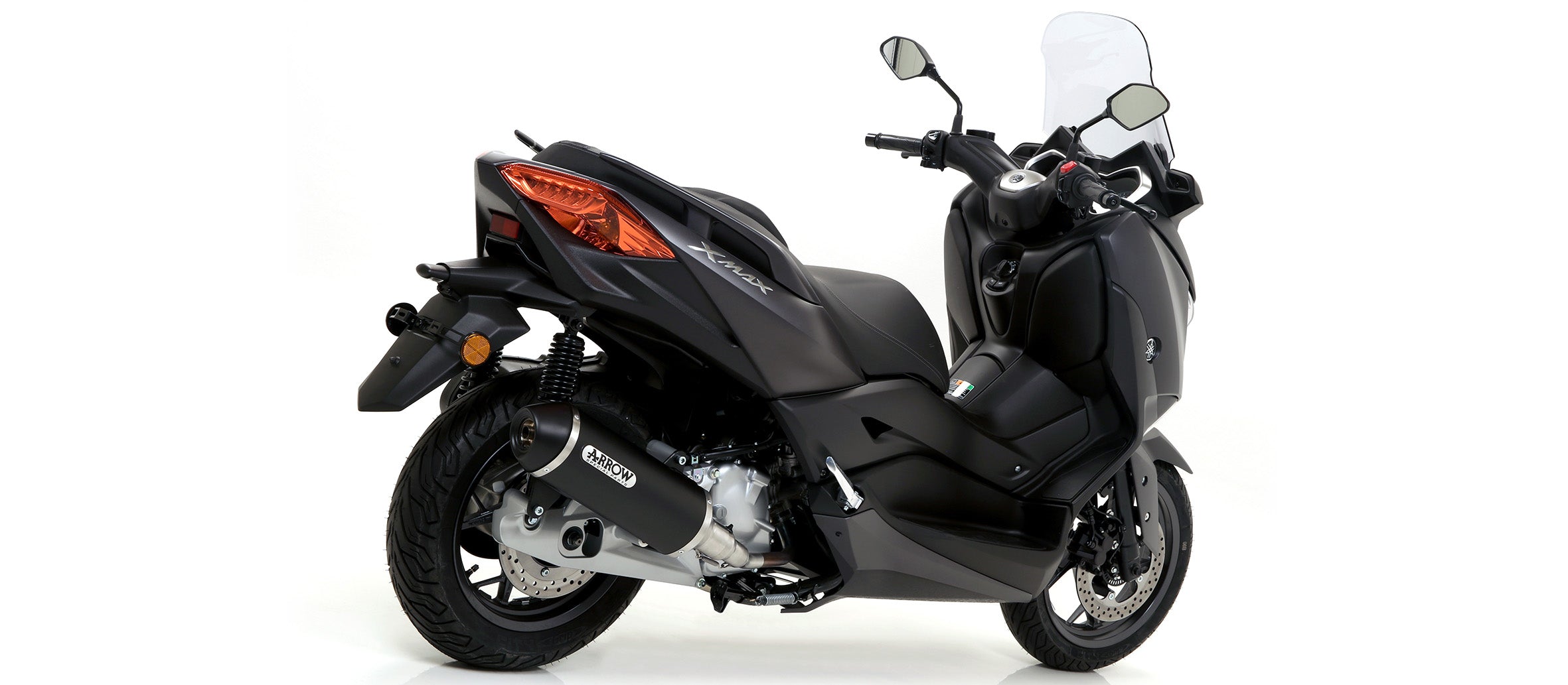 KIT SILENCER APPROVED EC+ECE URBAN BLACK ALU-BLACK ARROW YAMAHA X-MAX 125 18-20