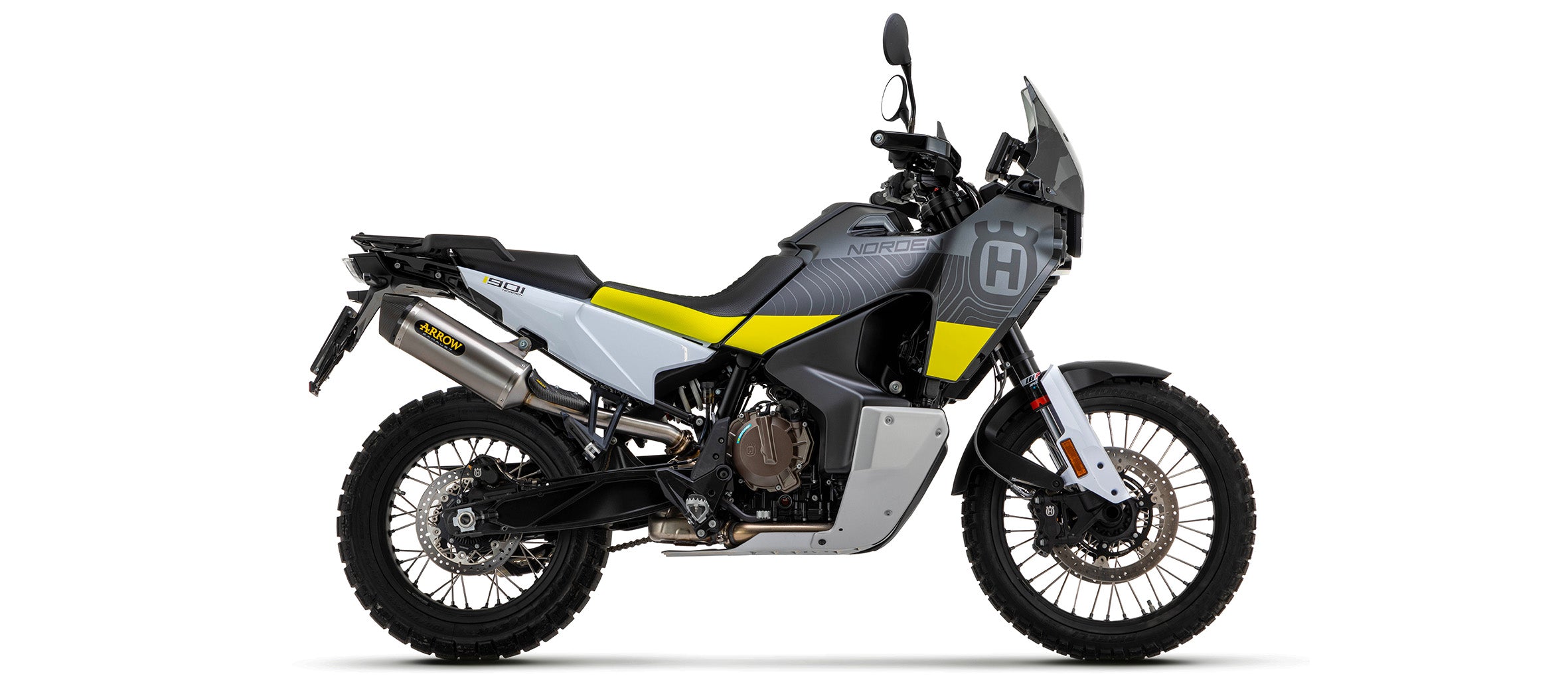 SCARICO OMOLOGATO RACE-TECH TITANIO-CARBONIO ARROW HUSQVARNA NORDEN 901 2022