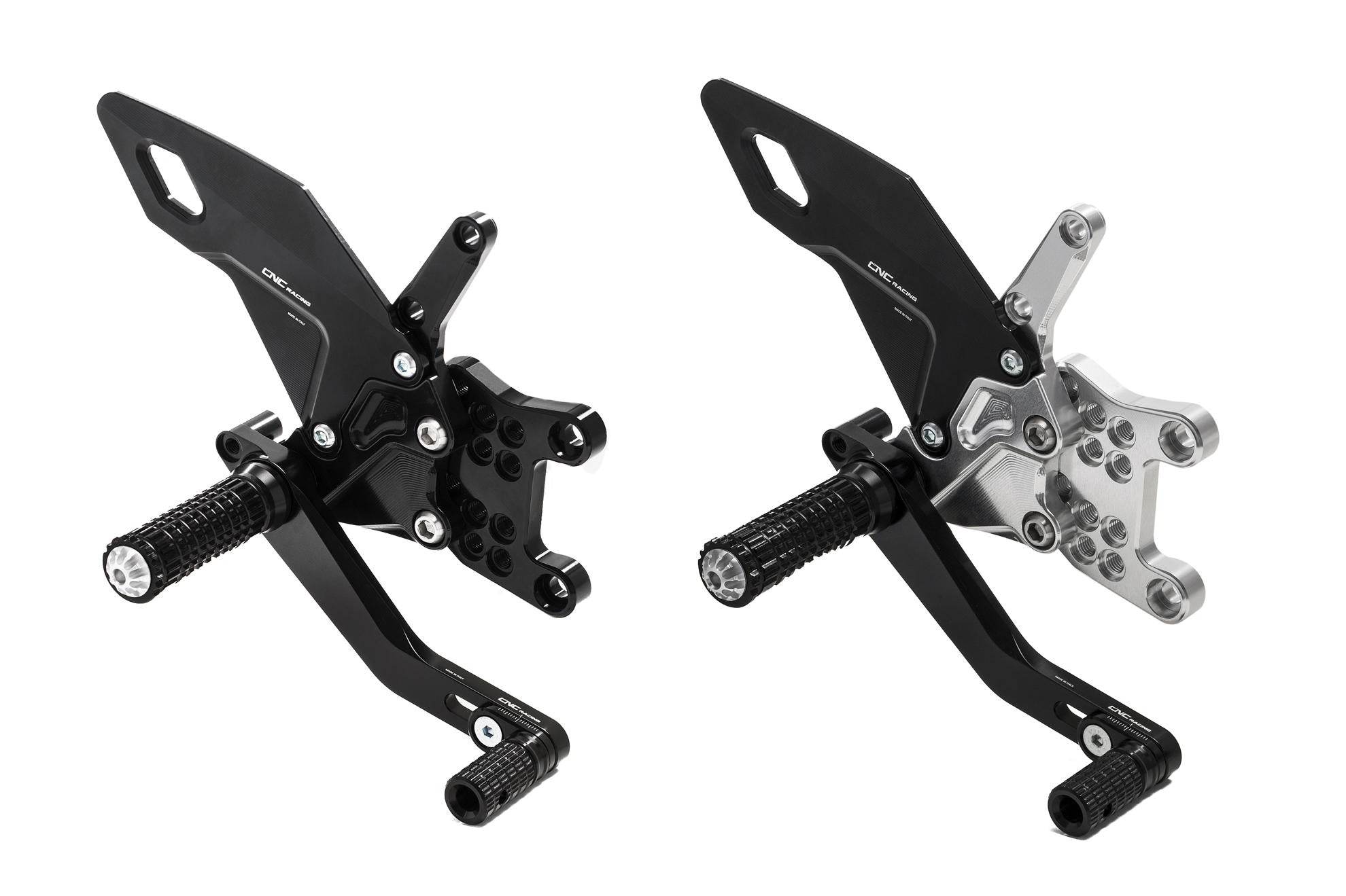 ADJUSTABLE REAR SETS RIDER EASY CNC RACING APRILIA RSV4 RACING FACTORY 2017 - 18