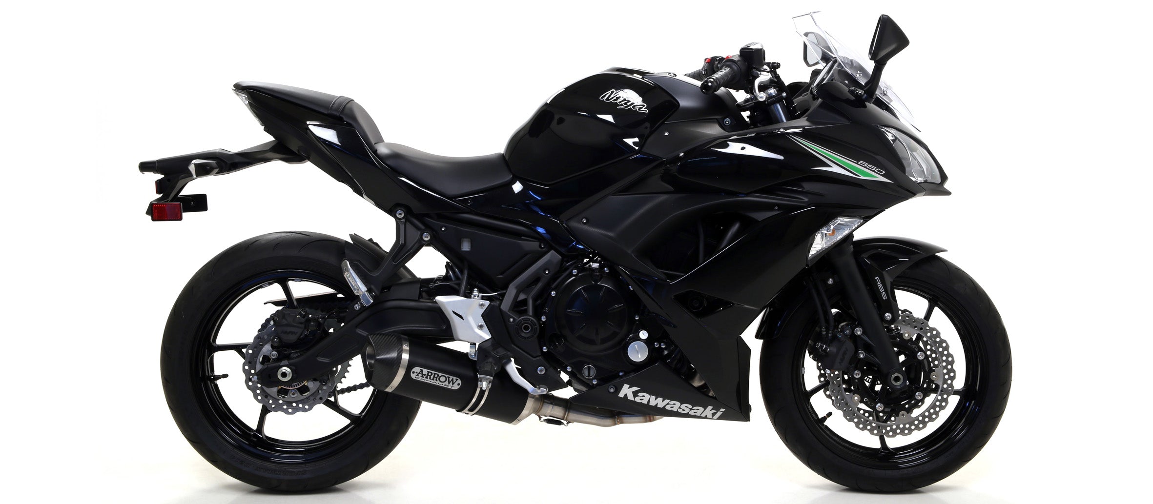 SCARICO OMOLOGATO EC+ECE TITANIO-CARBONIO ARROW KAWASAKI NINJA 650 17-20