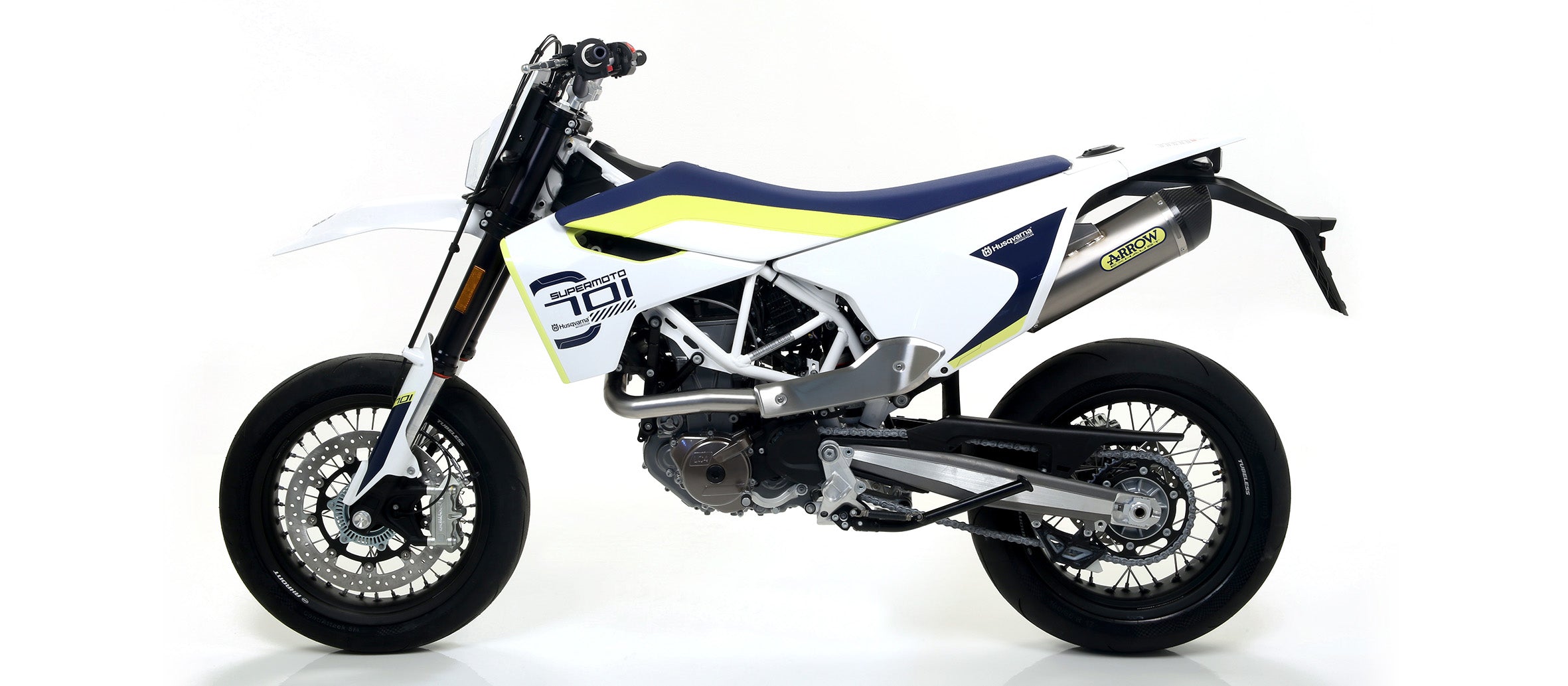 SCARICO OMOLOGATO RACE-TECH TITANIO-CARBONIO ARROW HUSQVARNA 701 SUPERMOTO 17-20