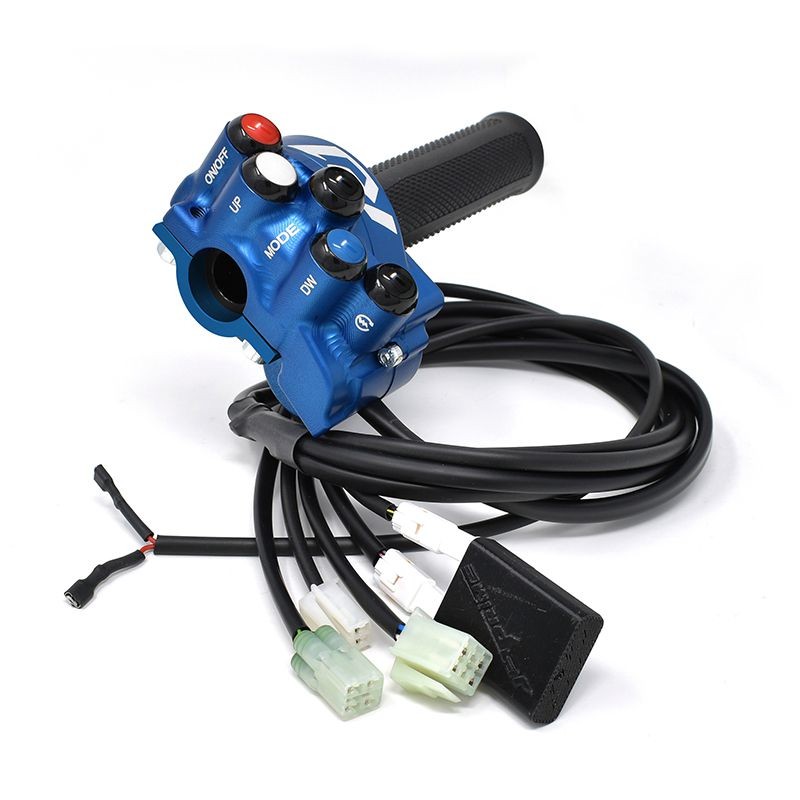 RIGHT SWITCH + GAS INTEGRATED CONTROLS BLUE JETPRIME YAMAHA YZF R1 2020>