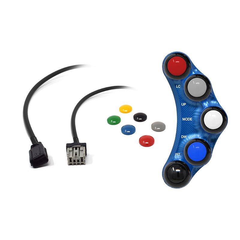 RACING LEFT HANDLEBAR SWITCH BLUE JETPRIME HONDA CBR 1000 RR 2017 - 19