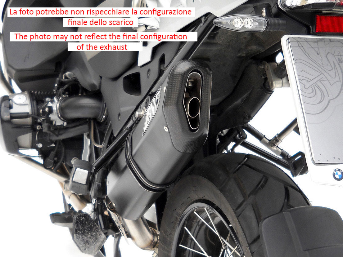TERMINALE SCARICO ZARD PENTA ALLUMINIO NERO RACING BMW R 1200 GS 2004 - 09