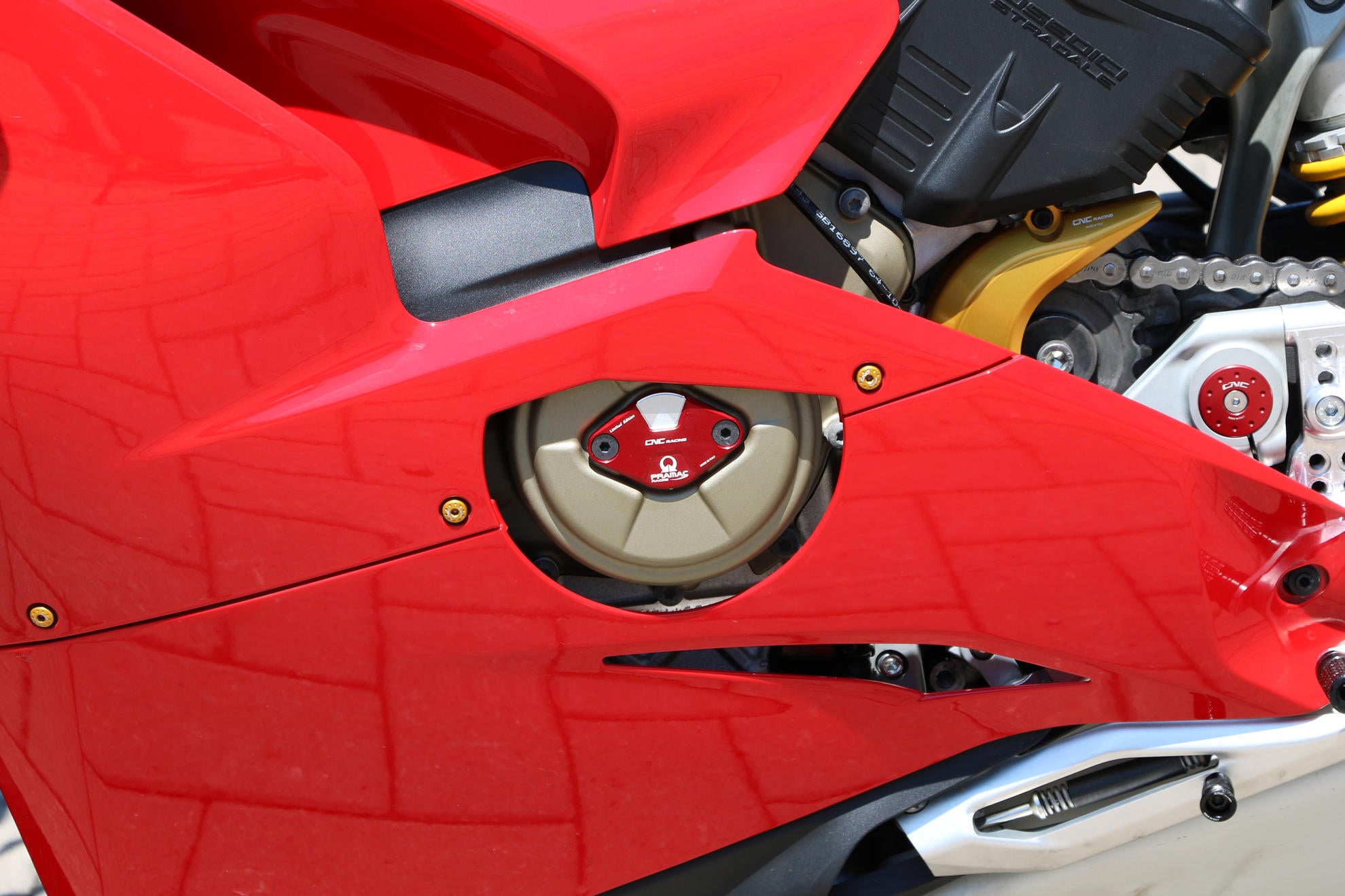 TIMING INSPECTION COVER PRAMAC CNC RACING DUCATI PANIGALE V4 / S / R