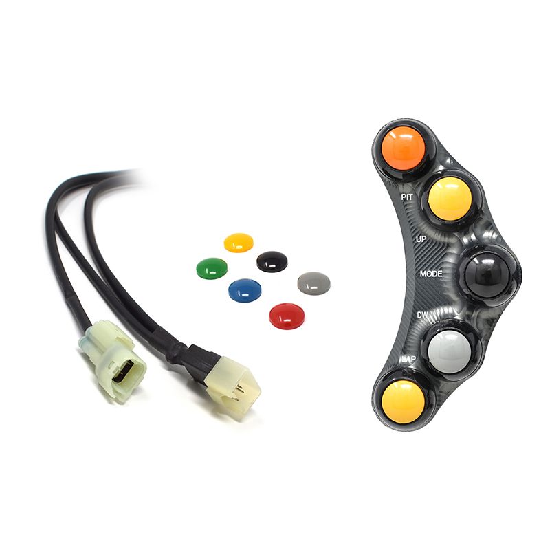 RACING LEFT HANDLEBAR SWITCH TITANIUM JETPRIME KAWASAKI NINJA ZX10R 2016 - 20