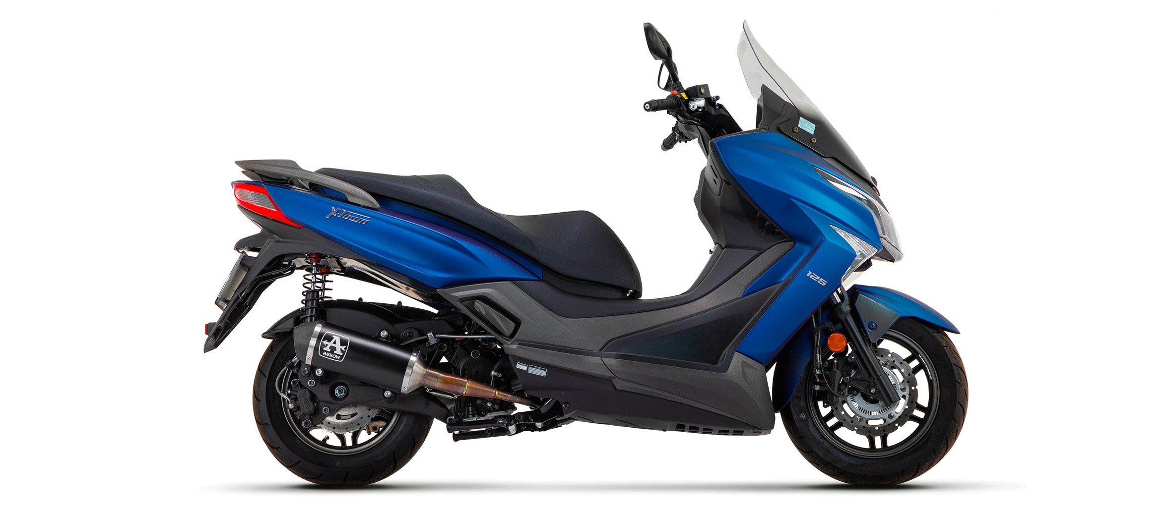 SCARICO COMPLETO URBAN ALLUMINIO NERO-INOX NERO ARROW KYMCO X-TOWN 125 21-22