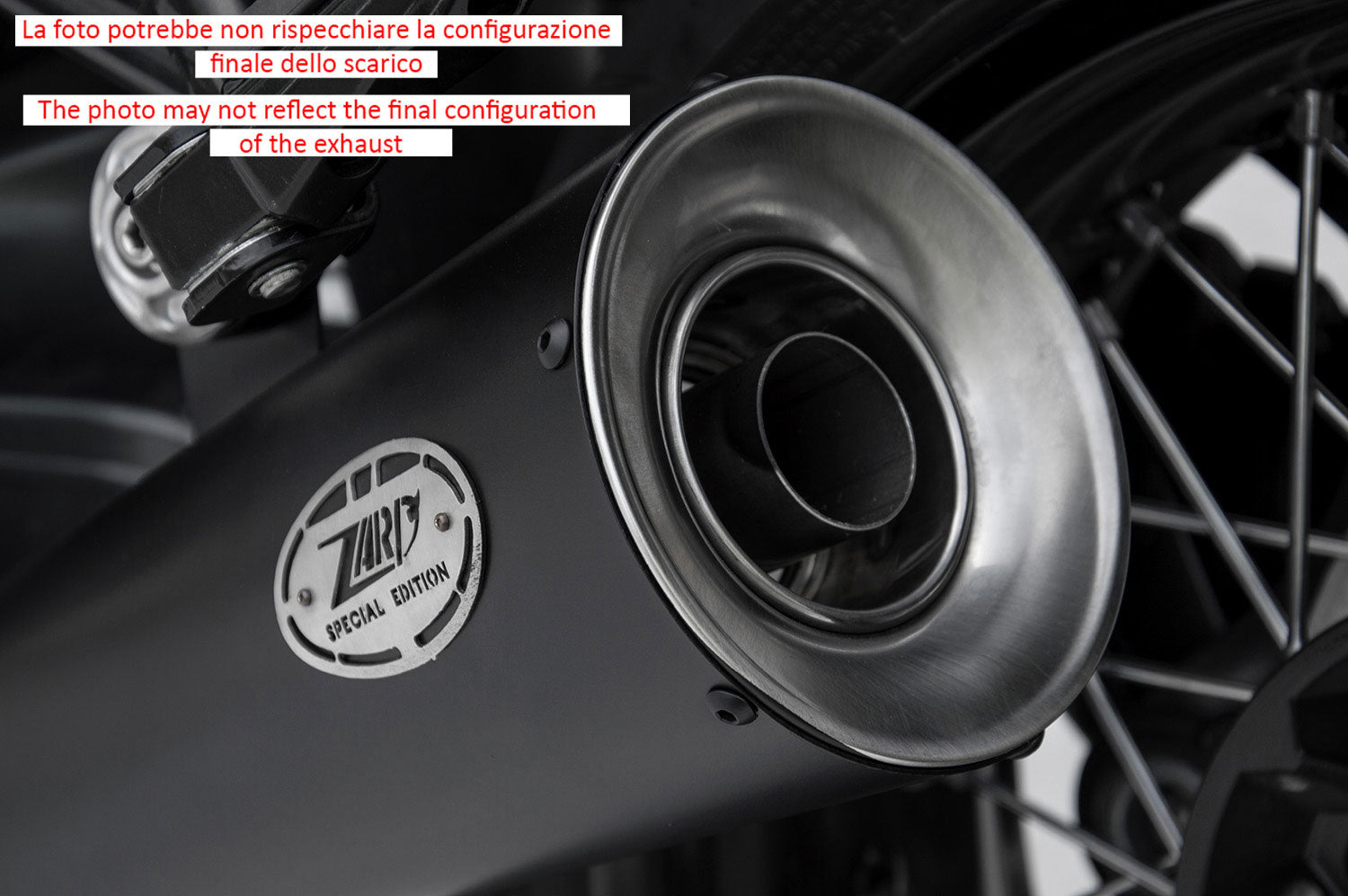 SILENCER EXHAUST ZARD BAD CHILD RACING STEEL BMW R NineT PURE 2015-19 