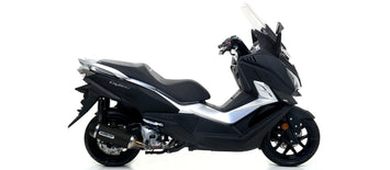 SCARICO COMPLETO ARROW OMOLOGATO EC+ECE ALLUMINIO NERO SYM CRUISYM 125I 18-20