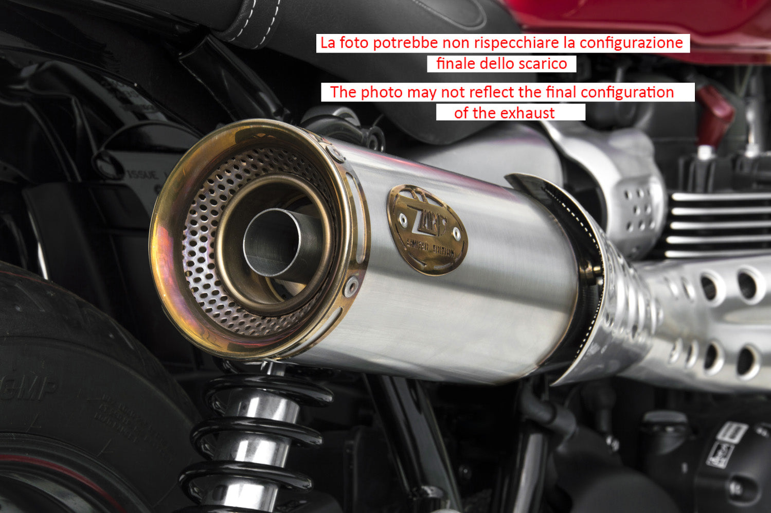 EXHAUST ZARD ZUMA STEEL RACING TRIUMPH STREET TWIN 900 2016-23