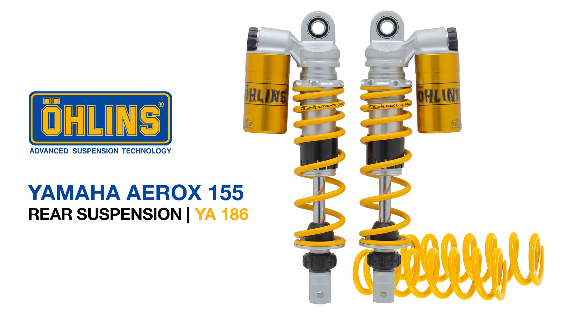 REAR SHOCK ABSORBER S36PR1C1L OHLINS YAMAHA AEROX 2021-22