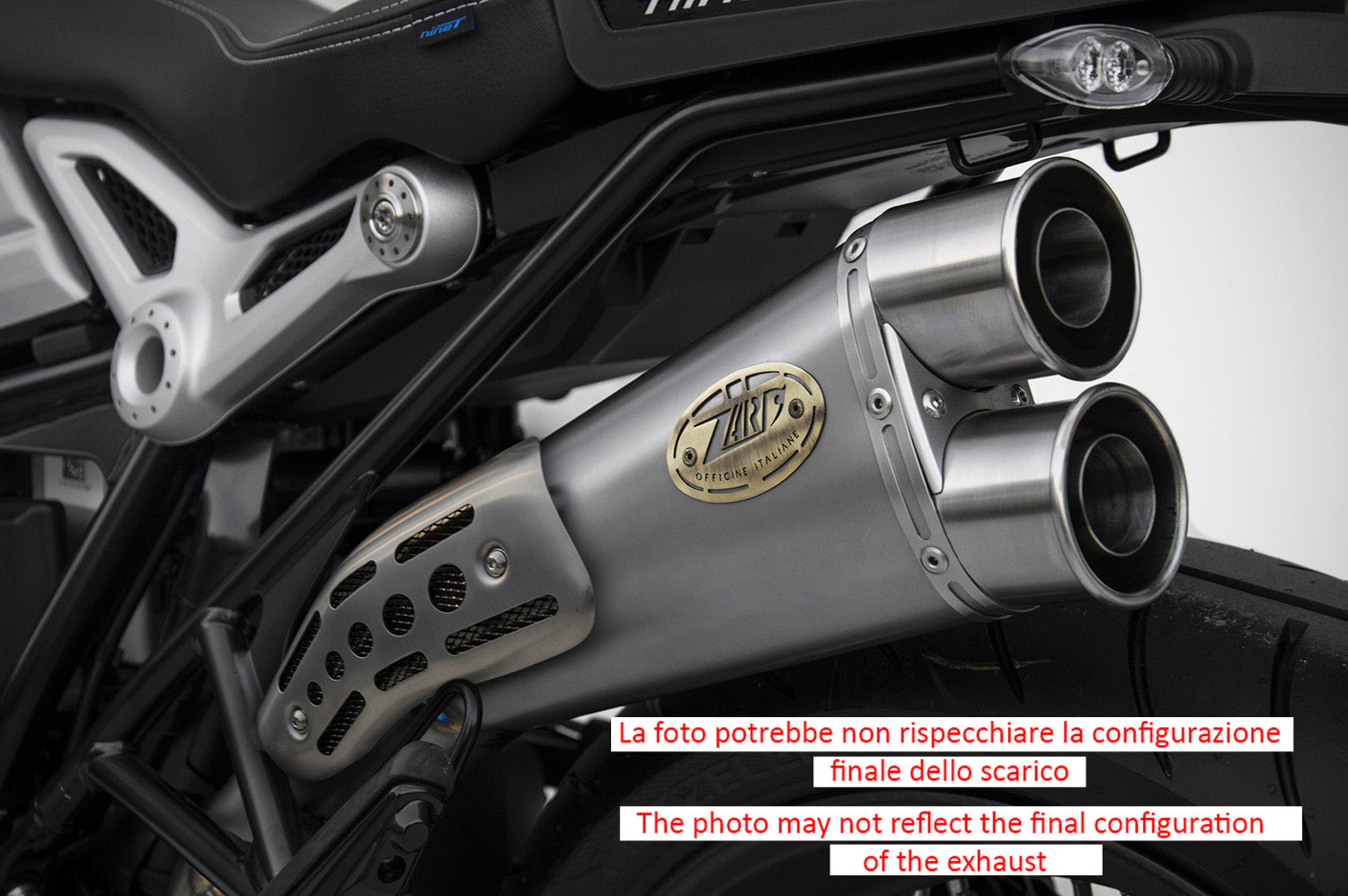 SILENCER EXHAUST ZARD SPECIAL ED STEEL RACING BMW R NineT PURE 2021-23