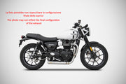 EXHAUST 2>1 ZARD STEEL CROSS RACING TRIUMPH SPEED TWIN 900 2021-23
