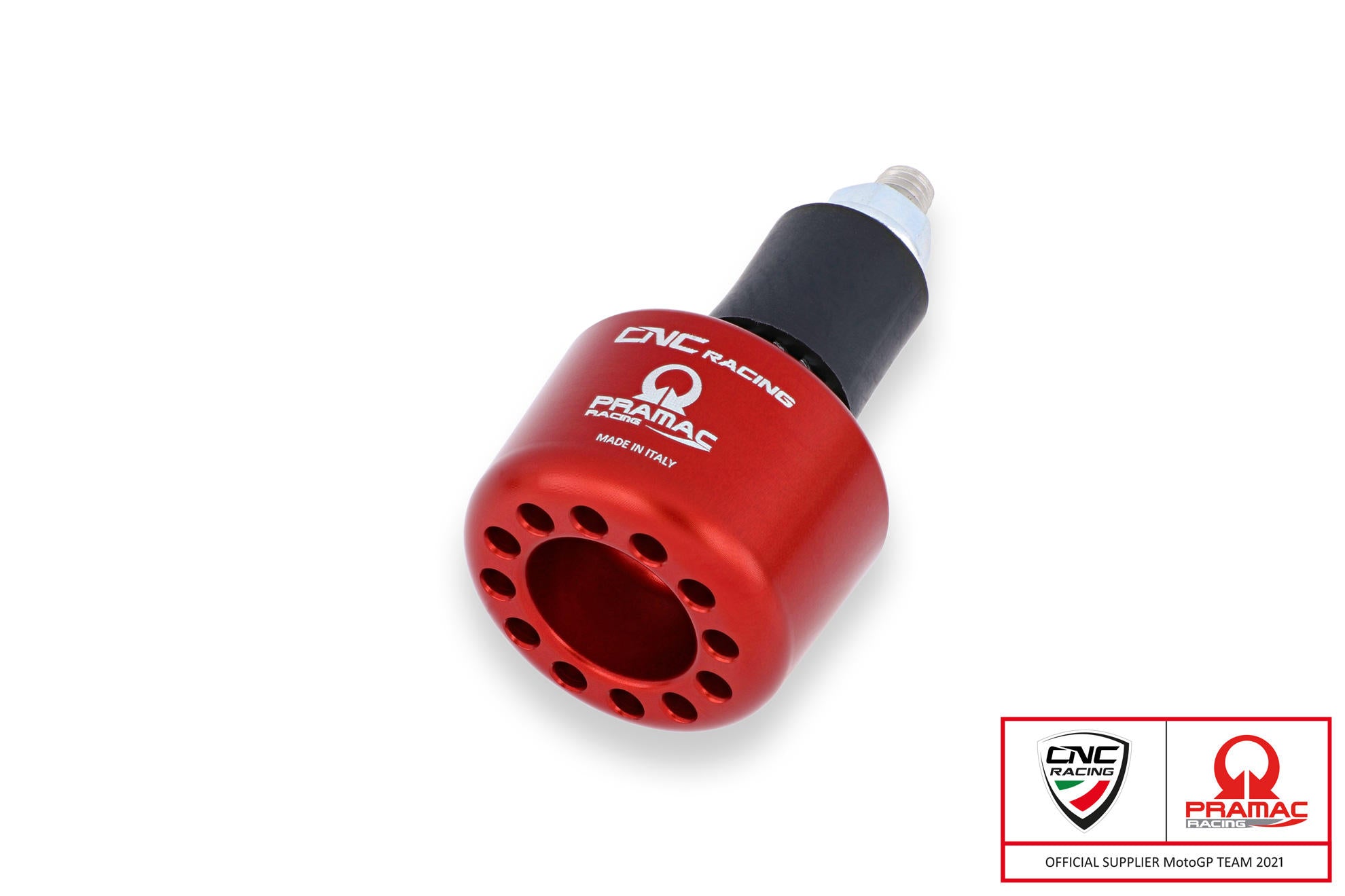 HANDLEBAR CAP ONLY LEFT SIDE PRAMAC RACING LIMITED EDITION CNC RACING 