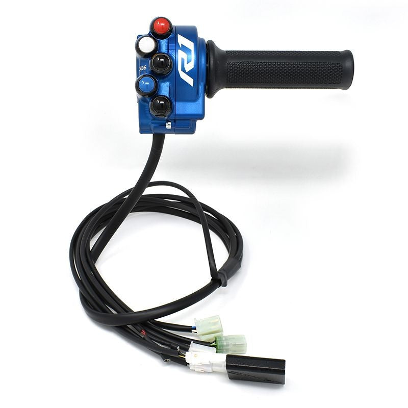 RIGHT SWITCH + GAS INTEGRATED CONTROLS BLUE JETPRIME YAMAHA YZF R1 2020>