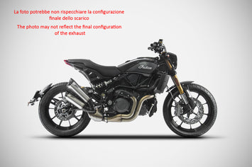 ZARD SLIP-ON TITANIUM HOMOLOGATED E4 INDIAN FTR 1200 2018-20