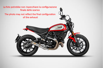 ZARD SLIP-ON ZUMA BLACK STAINLESS STEEL HOMOLOGATED DUCATI SCRAMBLER 800 2021-22